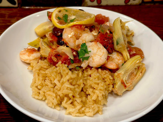 Stoner's Mediterranean Shrimp