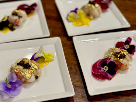 Jason Stoner's Golden Lobster Bites with Saffron Aioli and Caviar