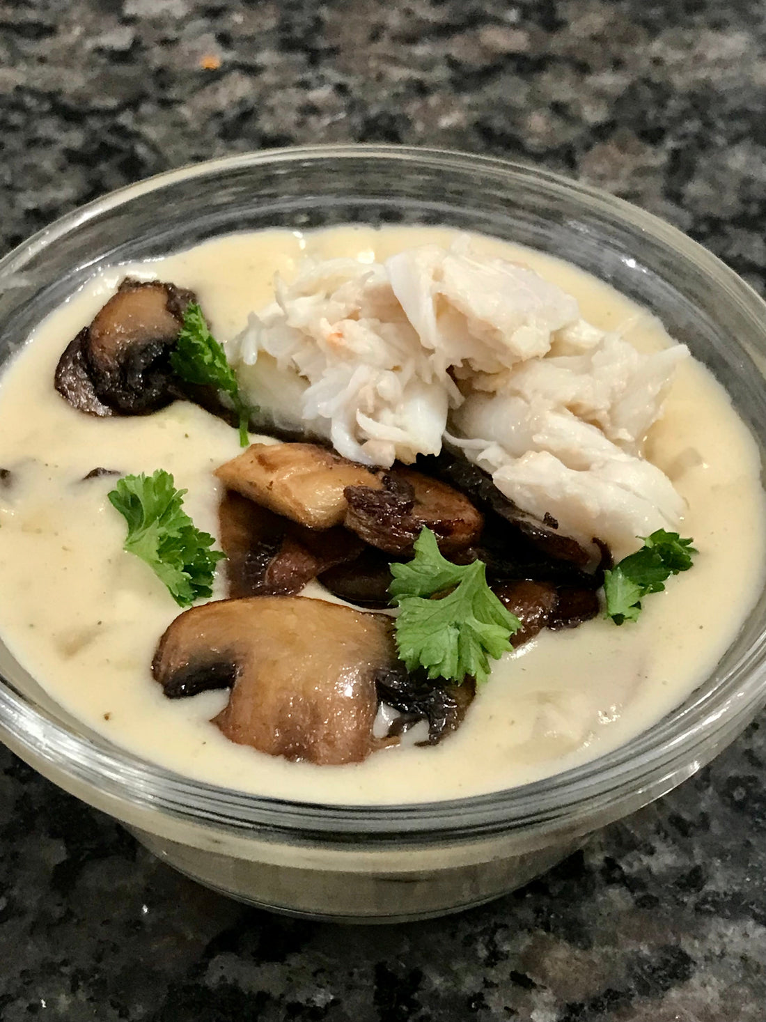 Faye’s Mushroom Brie Bisque