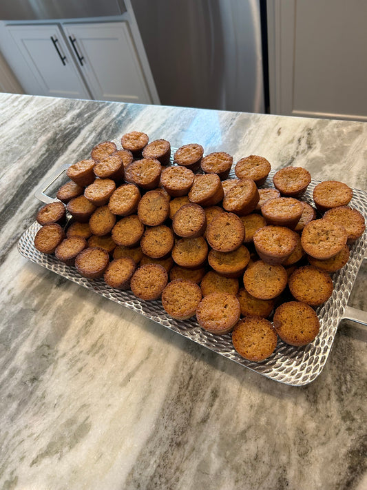 Grandma Faulk's bread pudding muffins, member submitted recipe by Scott Faulk, Foodies of Lafayette