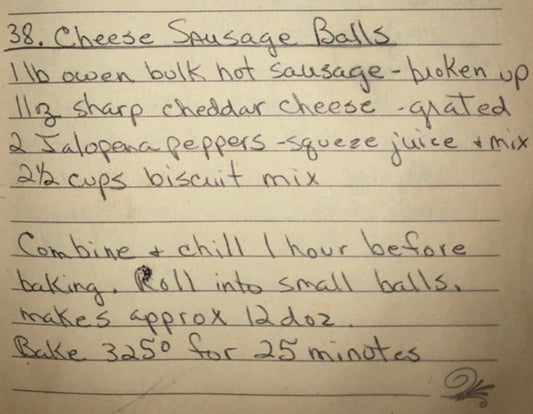 Cheese sausage balls, member submitted recipe by Molly LeBlanc, Foodies of Lafayette