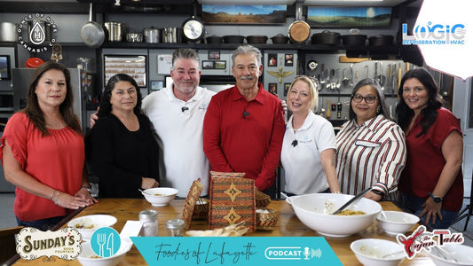 Cooking Traditional Corn Maque Choux with Al Leblanc of the Chitimacha Tribe of Louisiana!