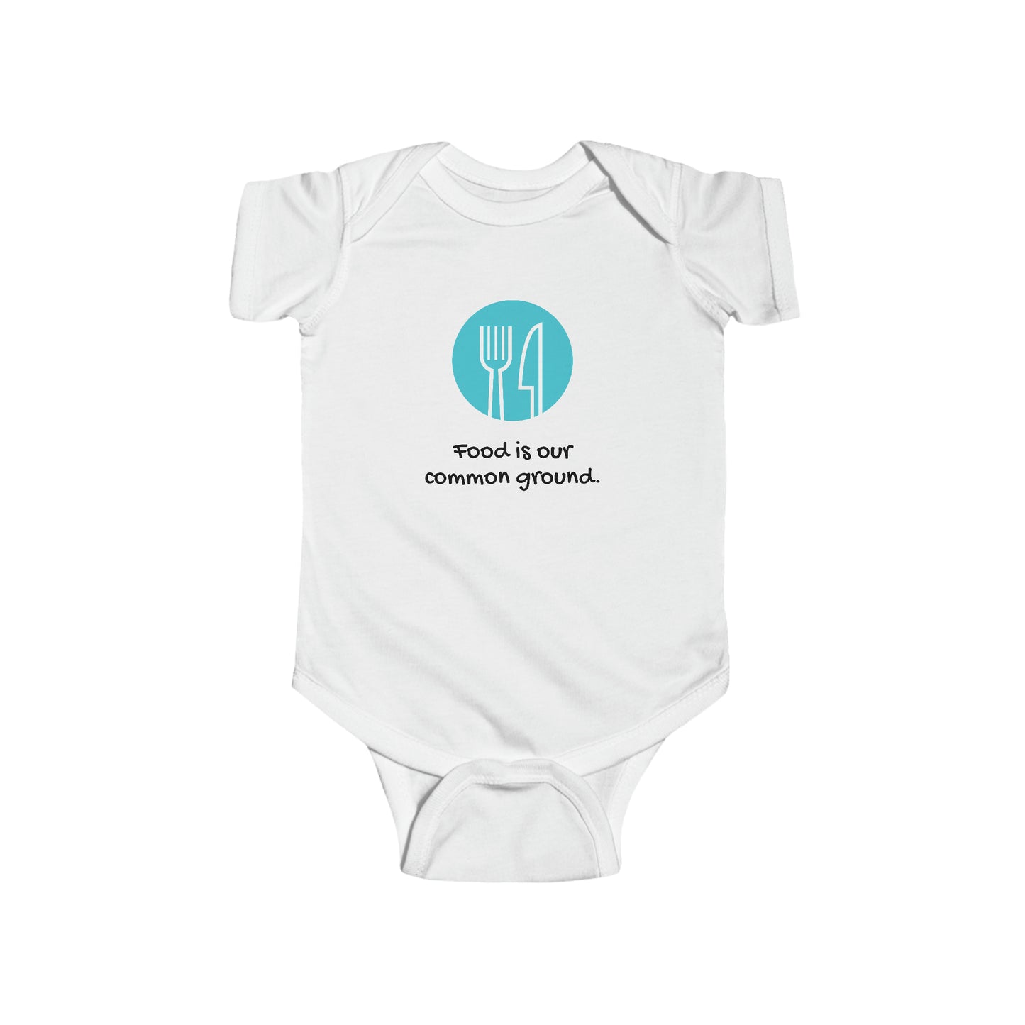 Infant Fine Jersey Bodysuit - Food is our common ground