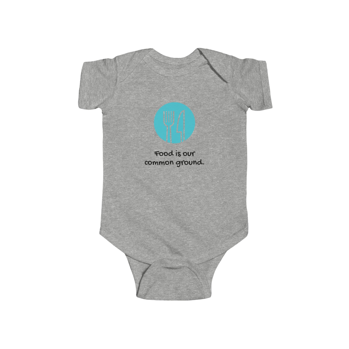 Infant Fine Jersey Bodysuit - Food is our common ground