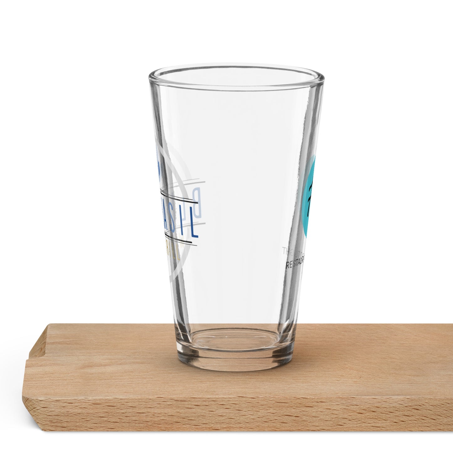 Blu Basil Shaker pint glass