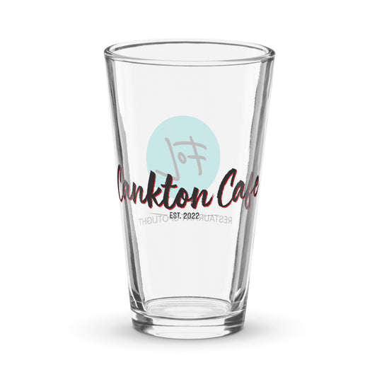 Cankton Cafe Shaker pint glass