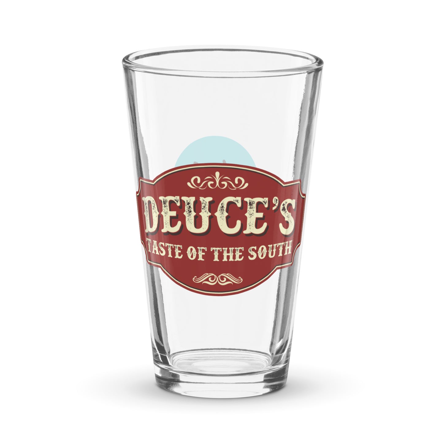 Deuce's Taste of the South Shaker pint glass
